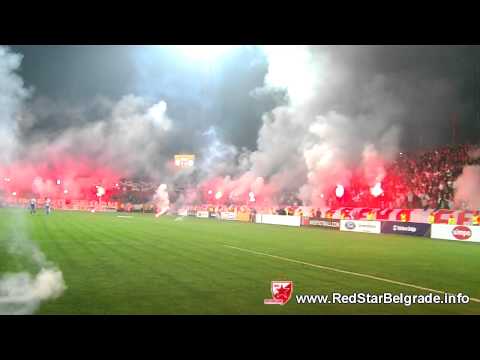 Delije - Koreografija i bakljada , Finale kupa Srbije 2012.