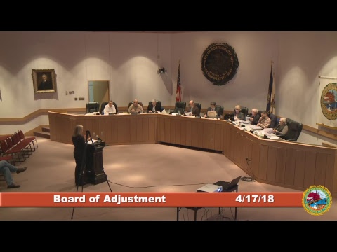 Board of Adjustment 4.17.18