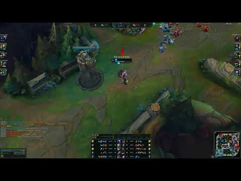 Using phase rush to cancel akali auto