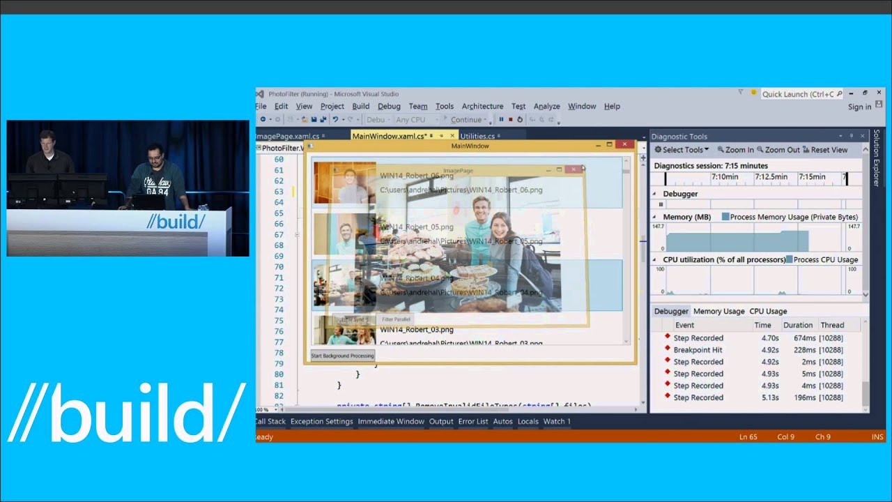 //Build 2015 - Debugging Performance Issues Using Visual Studio 2015