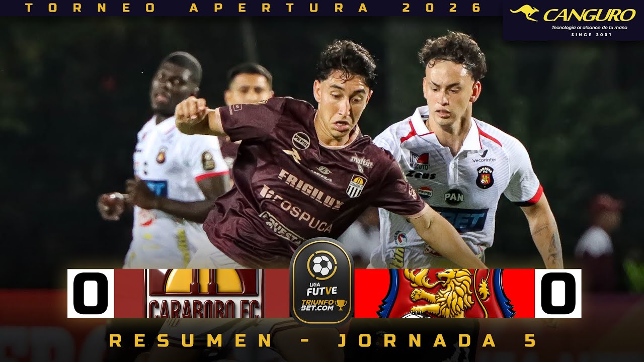 Carabobo vs Caracas F.C. Highlights