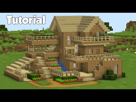 WiederDude - Minecraft: How to Build a Wooden House | Easy Survival House Tutorial