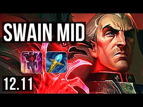 SWAIN vs LULU (MID) | Rank 3 Swain, 7/1/13, 1.6M mastery, 1000+ games | NA Challenger | 12.11