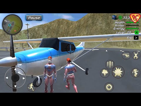 Hurricane Superhero : Wind Tornado Vegas Mafia #50 New Airplane - Cessna 172