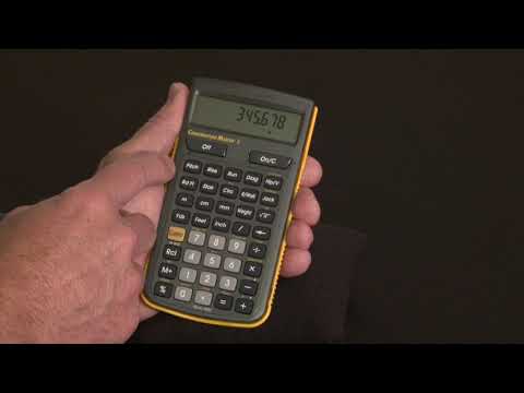 Construction Master 5 Calc Video
