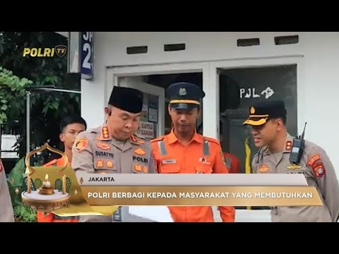 KAPOLRES METRO JAKPUS BERI BANSOS KE PETUGAS PALANG PINTU