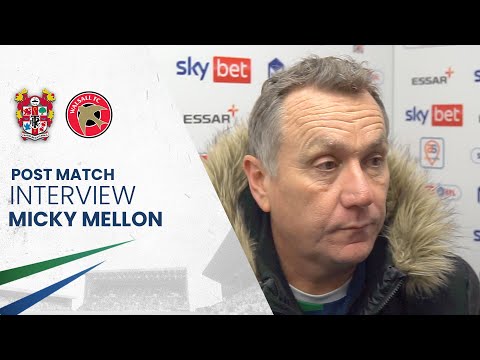 Post Match | Micky Mellon (Walsall)