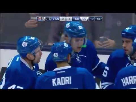 van Riemsdyk Goal - Canucks 0 vs Leafs 1 - Nov 14th 2015 (HD)