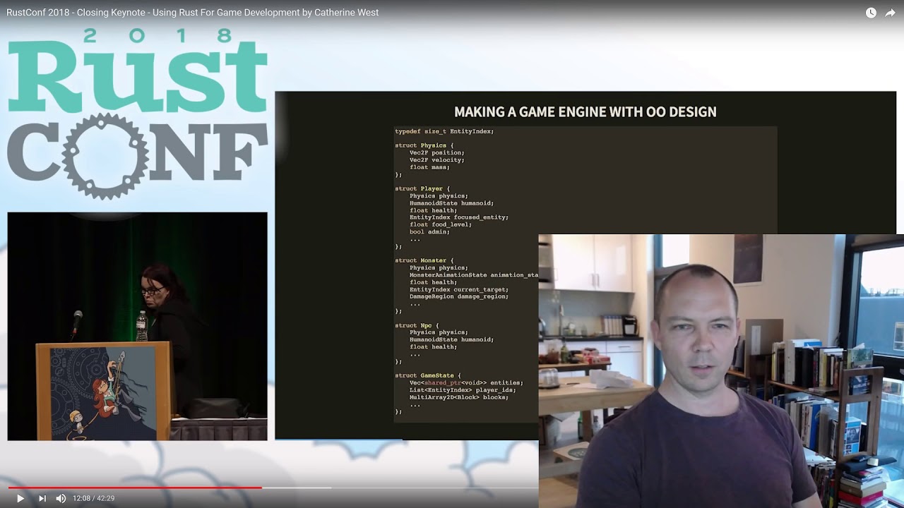Rant: Entity systems and the Rust borrow checker ... or something.
