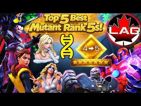 💎Top 5 BEST Rank 5 Mutant Champion’s! RANKED! Most Value For Your Resources! Tier 5 Alpha! 🙌🏻 - MCOC