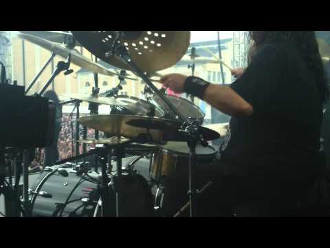 Pearl Artist Gene Hoglan - Native Blood Drum Cam @ Tuska Open Air Metal Festival 2013