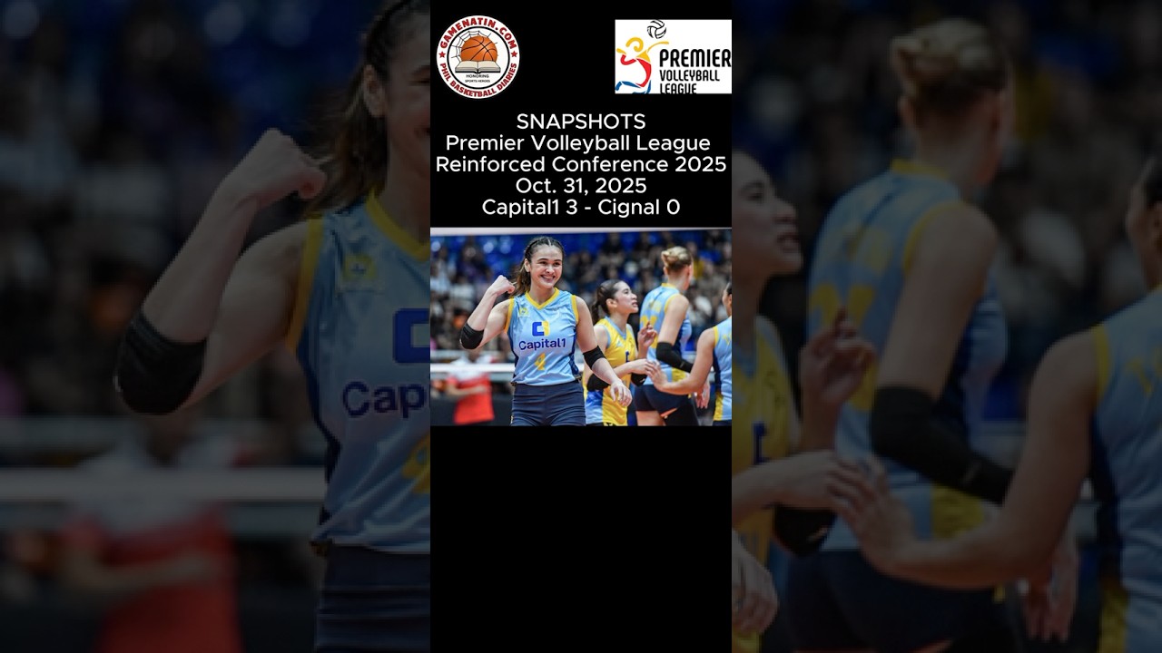 Snapshots: PVL Reinforced Conference - Capital1 3 - Cignal 0