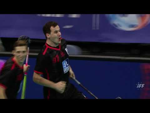 Pasaules čempionāts florbolā - Latvija pret Vāciju (4:5) spēles apskats