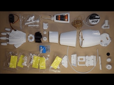 InMoov Hand V2  Review Video 1