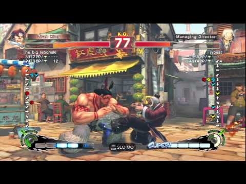 The_big_lebonski [T.Hawk] Vs jybeat [Gen] SSF4 AE Online Ranked Matches - PSN