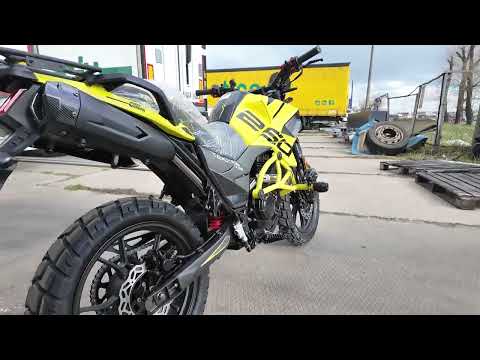 Мотоцикл TEKKEN 250 NEW Графито-желтый (DUAL SPORT) 171FMM