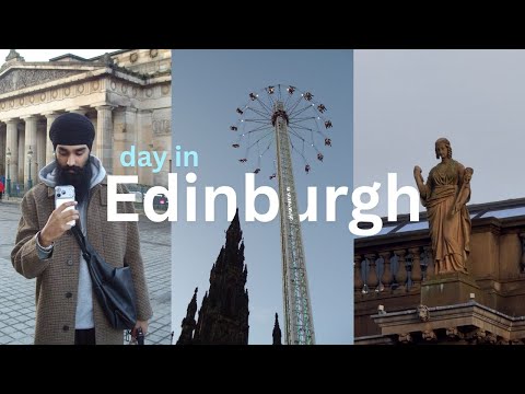 12 hours in Edinburgh | Exploring the City, Cafes and Christmas Markets