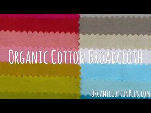 Organic Cotton Broadcloth