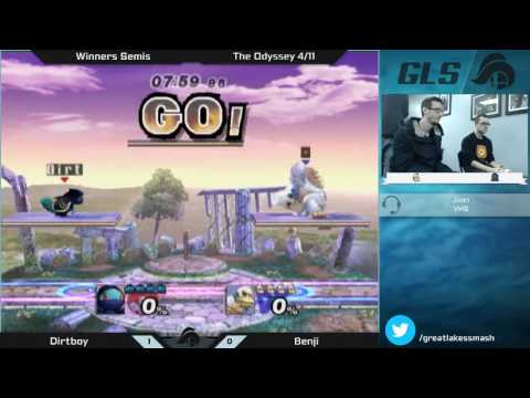 The Odyssey 4/11 Project M Bracket Winners Semis - Dirtboy (Squirtle) vs. Benji (Donkey Kong)