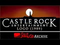Castle Rock Entertainment Logo 1989 The JohnnyL80 Archive