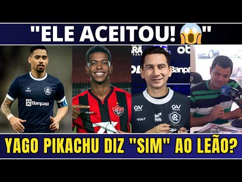 👉🦁⚡PROPOSTA ACEITA! YAGO PIKACHU E CARLINHOS NO REMO HOJE? Leão Azulino