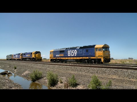 7732V Locomotive Shuffle For Grain Train (3/12/2020) - PoathTV Australian Railways