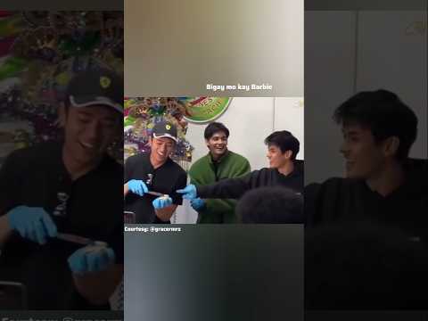 ibigay mo daw kay BARBIE, david 🤔🤭💕 #barda #barbieforteza #davidlicauco #foryou #fyp