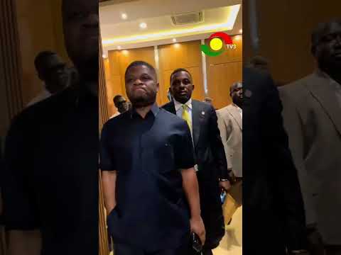 Sammy Gyamfi Arrives at African Minerals Policy Forum