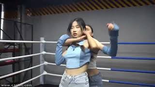 punch 👊👊fight Ting vs Jing