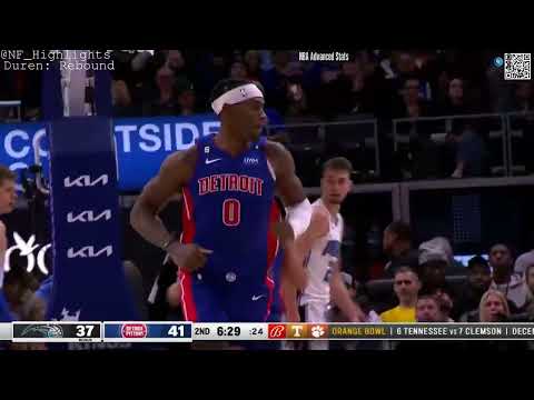 Jalen Duren  7 PTS 18 REB: All Possessions (2022-12-28)