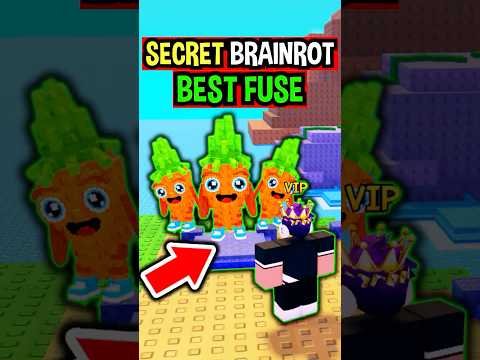 RAREST SECRET BRAINROT FUSE in Plants Vs Brainrots..