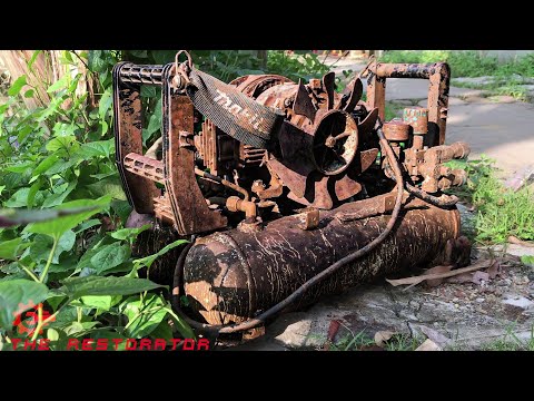Restoration  MAKITA High Pressure Air  Compressors  | Restore MAKITA Compressors Old Rusty