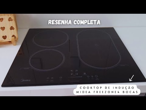 RESENHA Cooktop de INDUÇÃO 4 Bocas MIDEA FreeZone - Link na Descrição | AcheAqui Por Naiara Diogo