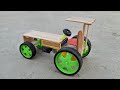 How To Make Matchbox Tractor At Home Diy Electric Popsicle Tractor