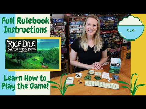 How to Play RICE DICE: A Spirits of the Rice Paddy Dice Game Full Tutorial!