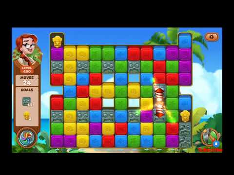 Lost Island Blast Adventure Level 400 NO BOOSTERS - A S GAMING