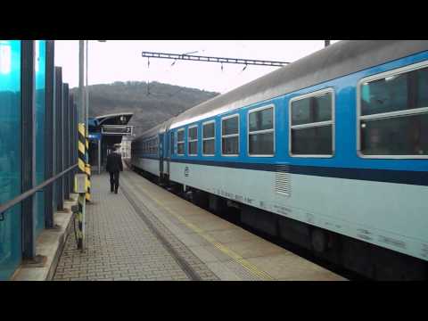 Odjezd vlaku Os 6876 (ČD 163.249) - Ústí nad Labem hl.n., 21. 3. 2013