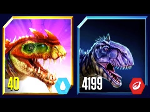 GORGOSUCHUS VS LEVEL 4100 MAJUNGASAURUS (JURASSIC WORLD)