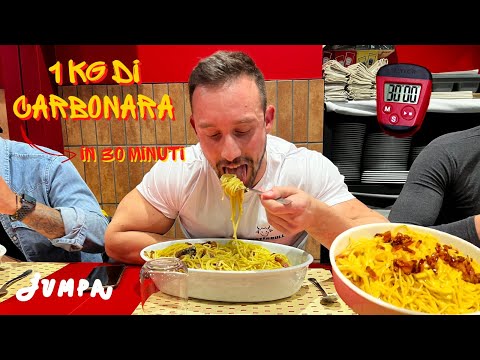 Carbonara Challenge: 1kg di pasta in 30 minuti