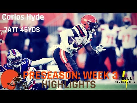 Carlos Hyde Preseason Week 3 Highlights | Lead Back 08.23.2018