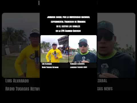 jornada social por la universidad Francisco de Miranda municipio Silva estado Falcón. #23julio