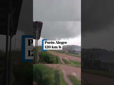 ⚠️ RS É ATINGIDO POR TORNADO DURANTE TEMPESTADE VIOLENTA!