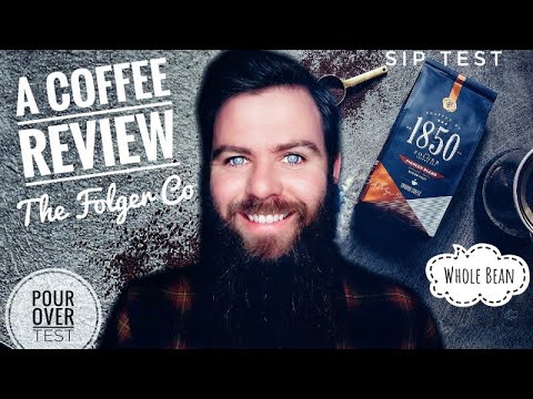 A Coffee Review ☕ 1850 The Folger Co (Pioneer Blend)...