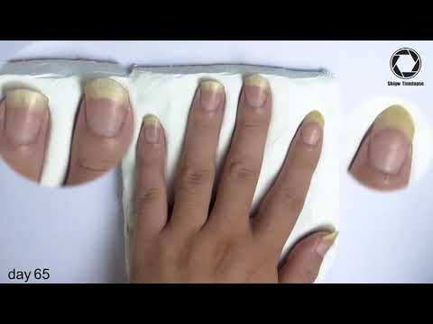 Amazing Nail Growing Timelapse  Day1- Day90 Fingernail Growth The whole process of fingernail growth