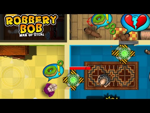 Robbery Bob : Winter - Biffen Costume Use Teleport Mine And Rotten Donut Perfect Part 176