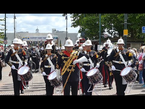 Falklands 40th Anniversary Freedom Parade & Memorial Service at Gosport UK - Sunday 29th May 2022