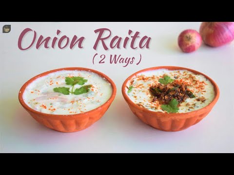 Onion Raita | Onion Pachadi | Side Dish For Biryani/Pulao | Raita Recipes Episode 2