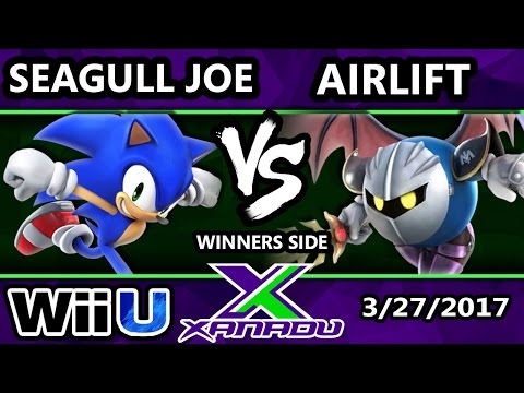 S@X 195 - InC | Seagull Joe (Sonic) Vs. Airlift (Metaknight) - SSB4 Tournament - Smash for Wii U