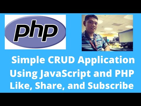 Simple Crud Application Using Javascript And Php