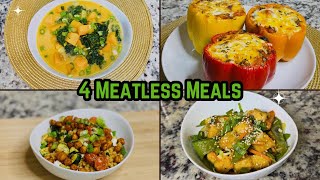 4 Flavor-Packed Meatless Meals | Easy High-Protein Vegetarian Dinner Ideas